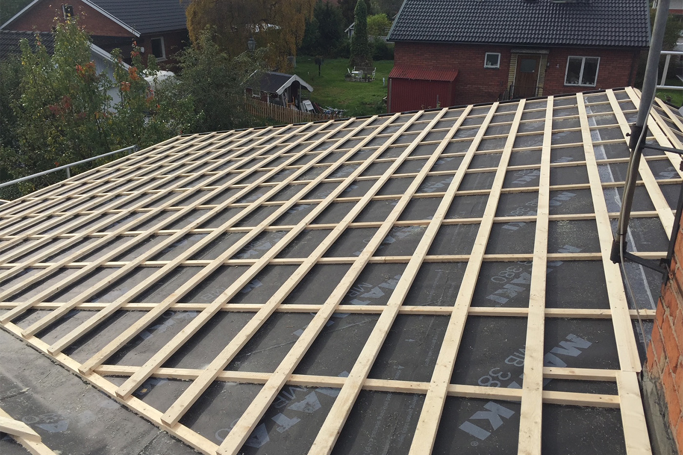 Takläggning utförd av professionell takläggare i Uppsala